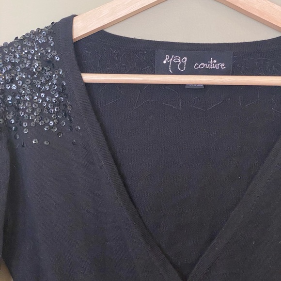 Black sequinned shrug - Picture 2 of 3